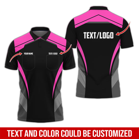 Joycorners Custom Mechanic Shirt for Men, Printed Pocket Shirt, Pink Mechanic T-Shirt, Unisex Fit for Men and Women, Gift Idea for Car Lovers & Technicians PT2609