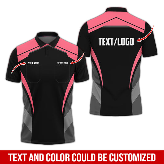 Joycorners Custom Mechanic Shirt for Men, Printed Pocket Shirt, Neon Pink Mechanic T-Shirt, Unisex Fit for Men and Women, Gift Idea for Car Lovers & Technicians PT2609