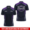 Joycorners Custom Name Mechanic Shirt, Unisex Purple Crew Shirt for Automotive Workers, Perfect Gift for Him, 3D Printed Pocket Shirt PT2609