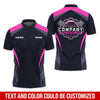 Joycorners Custom Name Mechanic Shirt, Unisex Pink Crew Shirt for Automotive Workers, Perfect Gift for Him, 3D Printed Pocket Shirt PT2609
