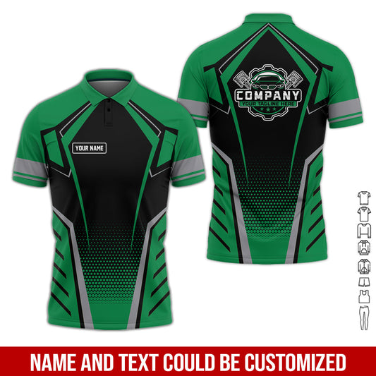 Joycorners Personalized Garage Uniform in Classic Green, Mechanic Work Shirt for Men and Women, Perfect for Birthday or Husband, or Boyfriend PT2609