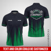 Joycorners Personalized Mechanic Shirt in Green, 3D Printed Pocket Mechanic Shirt, Custom Name Work Shirt for Car Repair Technicians, Great Gift for Men PT2609
