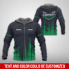 Joycorners Personalized Mechanic Shirt in Green, 3D Printed Pocket Mechanic Shirt, Custom Name Work Shirt for Car Repair Technicians, Great Gift for Men PT2609