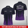 Joycorners Personalized Mechanic Shirt in Purple, 3D Printed Pocket Mechanic Shirt, Custom Name Work Shirt for Car Repair Technicians, Great Gift for Men PT2609