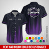 Joycorners Personalized Mechanic Shirt in Purple, 3D Printed Pocket Mechanic Shirt, Custom Name Work Shirt for Car Repair Technicians, Great Gift for Men PT2609