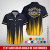 Joycorners Personalized Mechanic Shirt in Yellow, 3D Printed Pocket Mechanic Shirt, Custom Name Work Shirt for Car Repair Technicians, Great Gift for Men PT2609