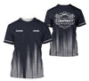 Joycorners Personalized Mechanic Shirt in Grey, 3D Printed Pocket Mechanic Shirt, Custom Name Work Shirt for Car Repair Technicians, Great Gift for Men PT2609