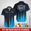Joycorners Personalized Mechanic Shirt in Blue, 3D Printed Pocket Mechanic Shirt, Custom Name Work Shirt for Car Repair Technicians, Great Gift for Men PT2609