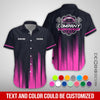 Joycorners Personalized Mechanic Shirt in Pink, 3D Printed Pocket Mechanic Shirt, Custom Name Work Shirt for Car Repair Technicians, Great Gift for Men PT2609