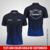 Joycorners Personalized Mechanic Shirt in Navy, 3D Printed Pocket Mechanic Shirt, Custom Name Work Shirt for Car Repair Technicians, Great Gift for Men PT2609