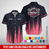 Joycorners Personalized Mechanic Shirt in Neon Pink, 3D Printed Pocket Mechanic Shirt, Custom Name Work Shirt for Car Repair Technicians, Great Gift for Men PT2609