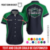 Joycorners Custom Name Mechanic Shirt for Men, Personalized Garage Workwear Print, Great Gift for Auto Techs, Green Mechanic T-Shirt PT2609