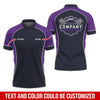 Joycorners Custom Name Mechanic Shirt for Men, Personalized Garage Workwear Print, Great Gift for Auto Techs, Purple Mechanic T-Shirt PT2609