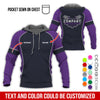 Joycorners Custom Name Mechanic Shirt for Men, Personalized Garage Workwear Print, Great Gift for Auto Techs, Purple Mechanic T-Shirt PT2609