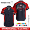 Joycorners Custom Name Mechanic Shirt for Men, Personalized Garage Workwear Print, Great Gift for Auto Techs, Red Mechanic T-Shirt PT2609