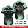 Joycorners Personalized Name Mechanic Shirt, Mechanic Shirt in Seafoam, Gift Idea for Auto Technicians, Best Custom Mechanic Shirt PT2609