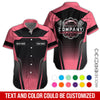 Joycorners Personalized Name Mechanic Shirt, Mechanic Shirt in Neon Pink, Gift Idea for Auto Technicians, Best Custom Mechanic Shirt PT2609