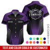 Joycorners Personalized Name Mechanic Shirt, Mechanic Shirt in Purple, Gift Idea for Auto Technicians, Best Custom Mechanic Shirt PT2609