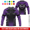Joycorners Personalized Name Mechanic Shirt, Mechanic Shirt in Purple, Gift Idea for Auto Technicians, Best Custom Mechanic Shirt PT2609