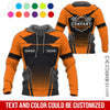 Joycorners Personalized Name Mechanic Shirt, Mechanic Shirt in Orange, Gift Idea for Auto Technicians, Best Custom Mechanic Shirt PT2609