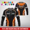 Joycorners Personalized Mechanic 3D Print Shirt, Orange Mechanic Work Shirt, Gift Idea for Auto Technicians, Comfortable Fit for Men and Women PT2609