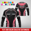 Joycorners Personalized Mechanic 3D Print Shirt, Neon Pink Mechanic Work Shirt, Gift Idea for Auto Technicians, Comfortable Fit for Men and Women PT2609
