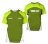 Joycorners Mechanic Shirt with Custom Name,  Green Workwear Tee, Gift for Mechanic Dad, Husband or Boyfriend PT2609