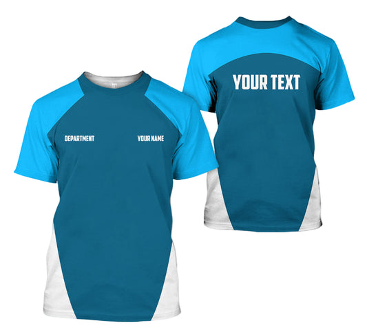 Joycorners Custom Mechanic Shirt For Men, Great Gift For Car Guy Or Diesel Mechanic, Blue Auto Repair Shirt PT2609