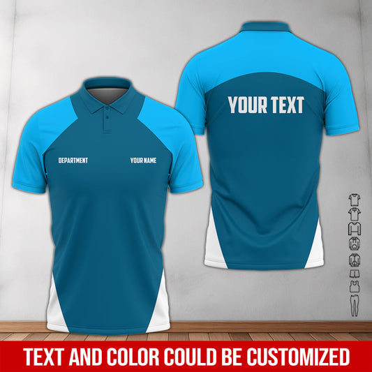 Joycorners Custom Mechanic Shirt For Men, Great Gift For Car Guy Or Diesel Mechanic, Blue Auto Repair Shirt PT2609