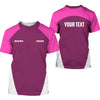 Joycorners Custom Mechanic Work Shirt with Name & Department, Personalized Uniform Pink Shirt, Apparel Clothing for Men PT2609