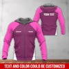Joycorners Custom Mechanic Work Shirt with Name & Department, Personalized Uniform Pink Shirt, Apparel Clothing for Men PT2609