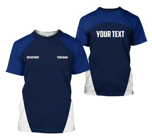 Joycorners Best Mechanic Shirt, Custom Name & Text, Navy Work Uniform for Auto Repair Shop or Car Enthusiast PT2609