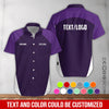 Joycorners Custom Name Mechanic Shirt in Purple, Unisex Work Shirt for Car Technicians, Great Gift for Him, Available in Sizes S to 5XL PT2609
