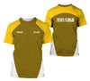 Joycorners Custom Name Mechanic Shirt in Yellow, Unisex Work Shirt for Car Technicians, Great Gift for Him, Available in Sizes S to 5XL PT2609