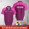 Joycorners Custom Name Mechanic Shirt in Pink, Unisex Work Shirt for Car Technicians, Great Gift for Him, Available in Sizes S to 5XL PT2609
