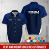 Joycorners Custom Name Mechanic Shirt in Navy, Unisex Work Shirt for Car Technicians, Great Gift for Him, Available in Sizes S to 5XL PT2609