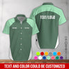 Joycorners Custom Name Mechanic Shirt in Seafoam, Unisex Work Shirt for Car Technicians, Great Gift for Him, Available in Sizes S to 5XL PT2609
