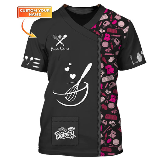 BAKER - Custom Bakery Shirt Gift For Baking & Cake Lover Printed Shirt