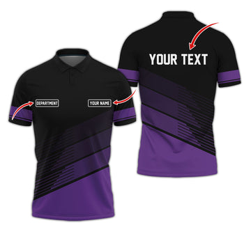 Joycorners Custom Mechanic Shirt with Name, Unique Custom Shirt for Mechanics, Gift for Men Who Fix Everything, Available in Purple Size S to 5XL PT2609