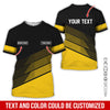 Joycorners Custom Mechanic Shirt with Name, Unique Custom Shirt for Mechanics, Gift for Men Who Fix Everything, Available in Yellow Size S to 5XL PT2609