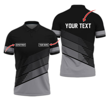 Joycorners Custom Mechanic Shirt with Name, Unique Custom Shirt for Mechanics, Gift for Men Who Fix Everything, Available in Grey Size S to 5XL PT2609