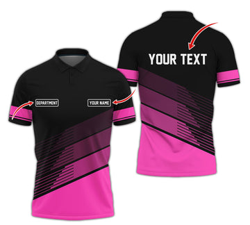 Joycorners Custom Mechanic Shirt with Name, Unique Custom Shirt for Mechanics, Gift for Men Who Fix Everything, Available in Pink Size S to 5XL PT2609
