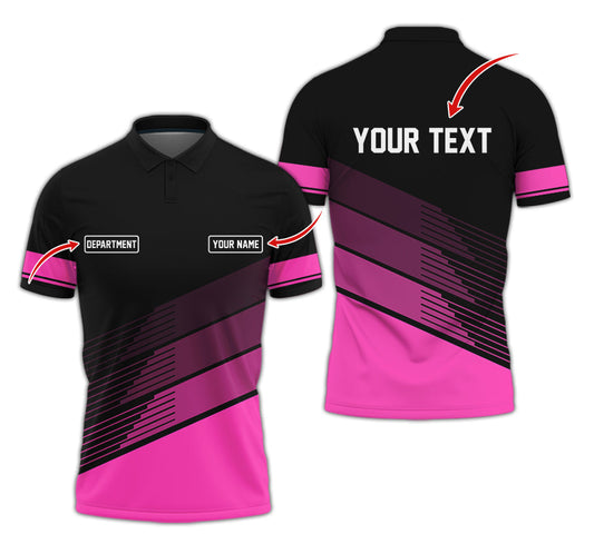 Joycorners Custom Mechanic Shirt with Name, Unique Custom Shirt for Mechanics, Gift for Men Who Fix Everything, Available in Pink Size S to 5XL PT2609