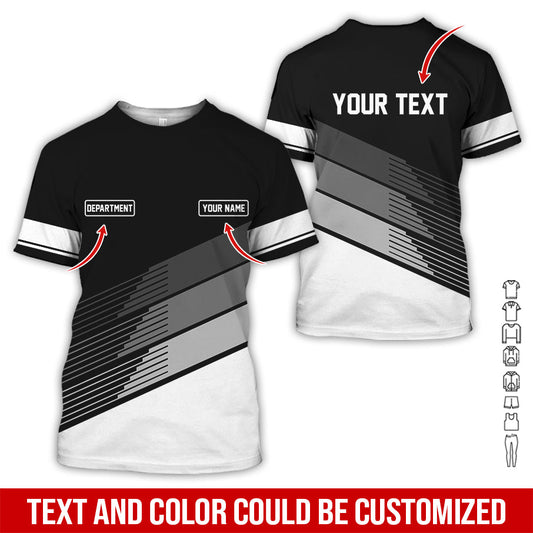 Joycorners Custom Mechanic Shirt with Name, Unique Custom Shirt for Mechanics, Gift for Men Who Fix Everything, Available in White Size S to 5XL PT2609