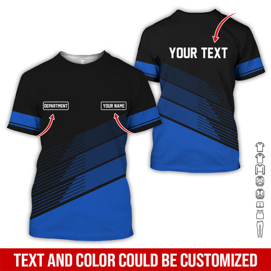 Joycorners Custom Mechanic Shirt with Name, Unique Custom Shirt for Mechanics, Gift for Men Who Fix Everything, Available in Navy Size S to 5XL PT2609