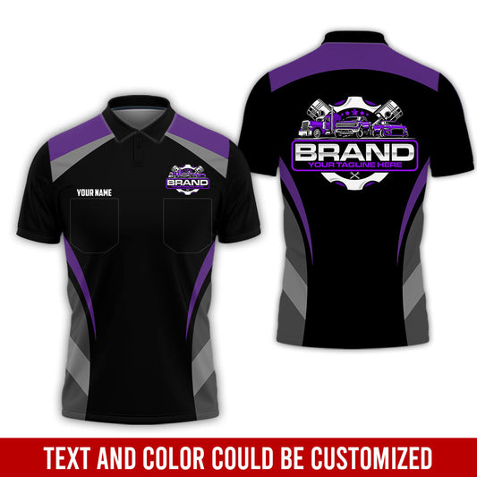 Joycorners Best Custom Mechanic Shirt for Men, Perfect Gift for Car Guys, Diesel Techs, and Shop Crews, Unisex Purple Mechanic Shirt PT2609