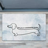 Joycorners Funny Dachshund Doormat, Enjoy A Looong Soak, Dachshund Doormat For Home Decor Housewarming Gift, Welcome Mat Gift For Dog Lovers LM0210