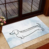 Joycorners Funny Dachshund Doormat, Enjoy A Looong Soak, Dachshund Doormat For Home Decor Housewarming Gift, Welcome Mat Gift For Dog Lovers LM0210