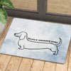 Joycorners Funny Dachshund Doormat, Enjoy A Looong Soak, Dachshund Doormat For Home Decor Housewarming Gift, Welcome Mat Gift For Dog Lovers LM0210