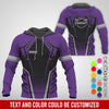 Joycorners Custom Mechanic Work Shirt with Name, Gift for Technicians and Car Guys, Mechanic Shirt In Purple, Sizes S to 5XL PT2609
